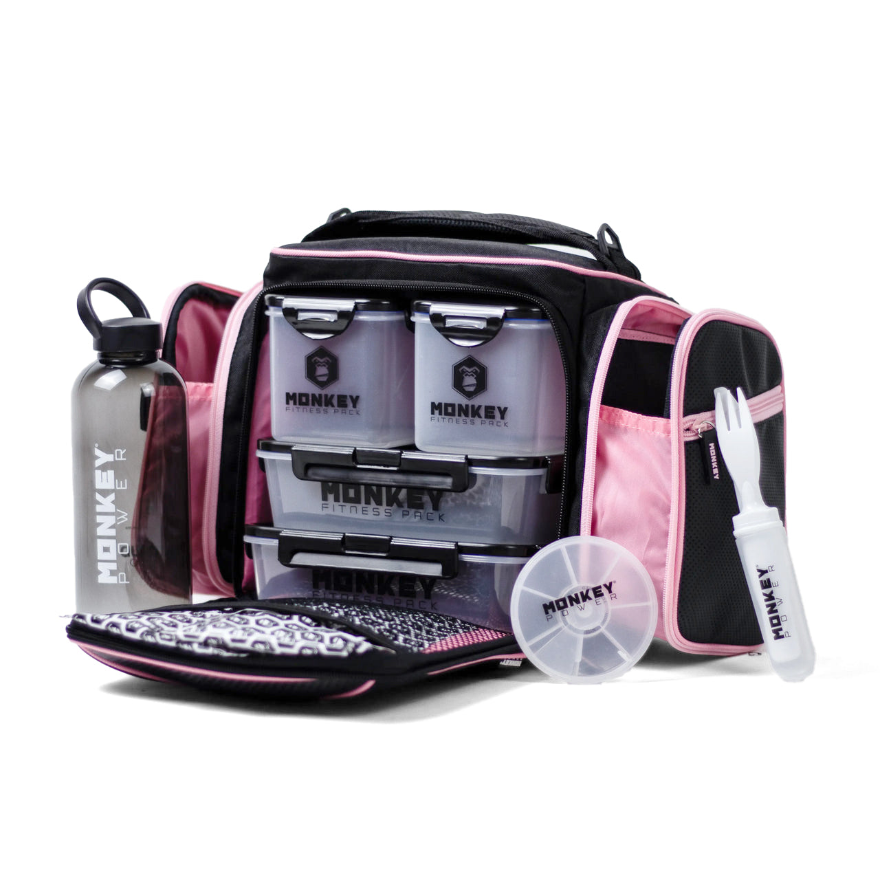 Maletas Para Comida Gym Maleta Fitness Pack Rosa – Monkey Power