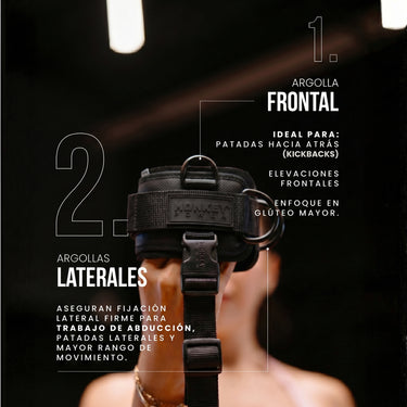 Grillete Totally Black 2.0 (con argolla lateral)
