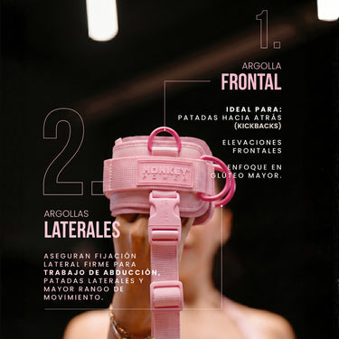 Grilletes Totally Pink 2.0 (con argolla lateral)