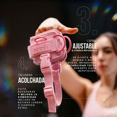 Grilletes Totally Pink 2.0 (con argolla lateral)
