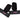 Straps Lifting Negro Rosa