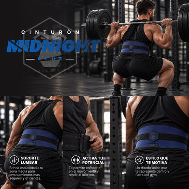 Cinturón NY Power Midnight Blue